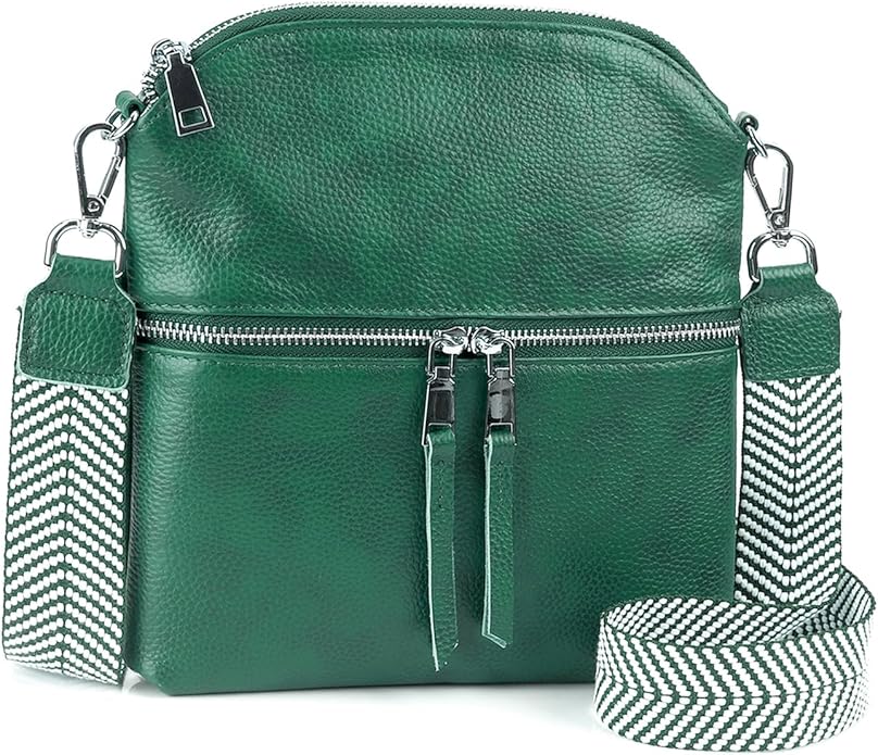 befen Genuine Leather Small Crossbody Purses for Women Travel Cross Body Bags Lightweight with Adjustable Shoulder Strap