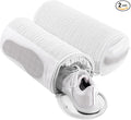 Shoe Washing Machine Bag with 2 Pockets - Wash Laces, Insoles & Socks All-in-One Shoe Laundry Bag for Washer & Dryer, Reusable Sneaker Cleaner Bag for Home Dorm Travel (2Pcs White)