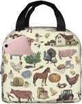 Farm Animal Lunch Bag Farm Lunch Box Insulated Reusable Lunch Tote Bag Cooler Tote Bag for Men Women