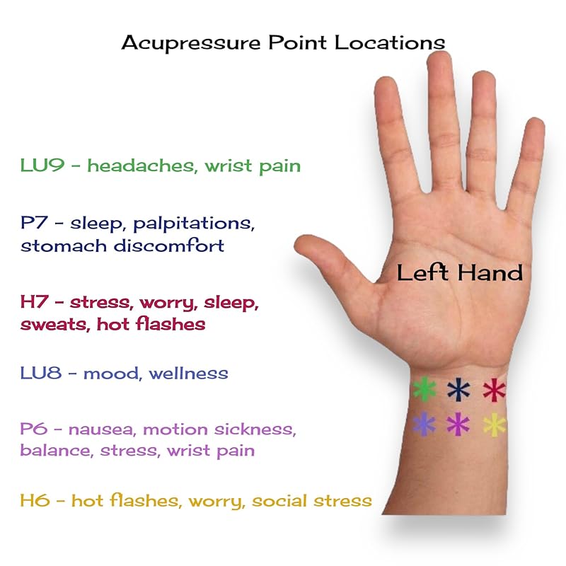 Motion Sickness Relief Acupressure Wristbands for Kids and Adults – Waterproof, Slip-On, Nausea Relief, Motion Sickness, Travel (2 Pack) (Rose, Medium 7)