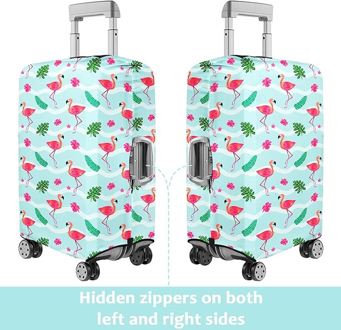 Luggage Cover for Suitcase Elastic Suitcase Cover Protector, Carry On Luggage Sleeve Anti Scratch Travel Essentials Fits 20-22 Inch Suitcase