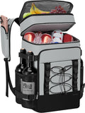 MIYCOO Cooler Backpack - 40 Cans Insulated Backpack Cooler for Men & Women, Portable 2 Leak Proof Compartments Coolers Bag for Beach Travel Picnic Lunch Hiking BBQ Camping