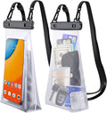 Large Capacity Waterproof Phone Pouch Floating, Waterproof Bag Case for iPhone 15 14 Pro Max 13 12 11 X XR 8 Plus Samsung Up to 6.9'', IPX8 Water Proof Phone Dry Bag for Boating Swimming Kayaking