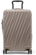 TUMI - 19 Degree International Expandable 4 Wheeled Carry-On - Hard Shell Suitcase - 21.8" X 14.0" X 9.0" - Moon Rock