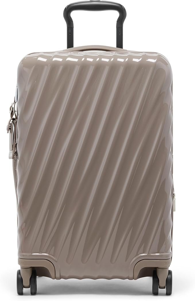 TUMI - 19 Degree International Expandable 4 Wheeled Carry-On - Hard Shell Suitcase - 21.8" X 14.0" X 9.0" - Moon Rock