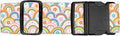 Luggage Straps for Suitcases Travel Belt Accessories, Cute Suitcase Strap, Adjustable Luggage Belt Strap, Heavy Duty with Quick-Release Buckle Luggage Strap Cute Colorful Rainbow