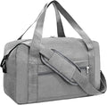 15 Inch Small Carry On Bags for Airplanes Spirit Airlines Personal Item Bag Underseat Foldable Travel Duffle Gym Bags for Women Men(20L, Dark Grey)