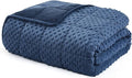 L'AGRATY Weighted Blanket for Adult - 48"x72" 20lbs Minky Dots Heavy Blanket with Glass Beads: Soft Breathable for All-Season Summer Fall Winter Thick Comfort for Sleeping