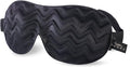 Bucky Ultralight Travel & Sleep Chevron Eye Mask, Black, One Size
