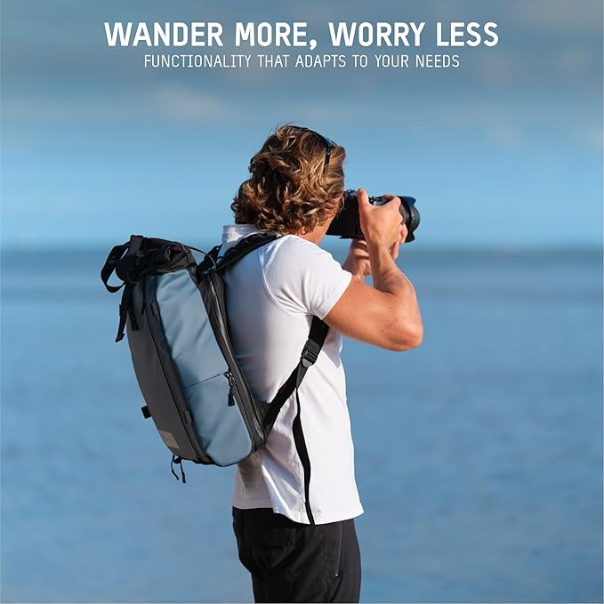 WANDRD PRVKE Lite: Weather-Resistant Travel & Camera Backpack with Laptop Sleeve, Quick Side Access, Clamshell Opening – Ideal Photography & Travel Bag