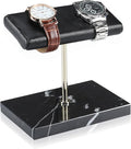 LYS&LYX Watch stand watch display stand watch holder watch Handcrafted watch holder (2--black/silver/black)