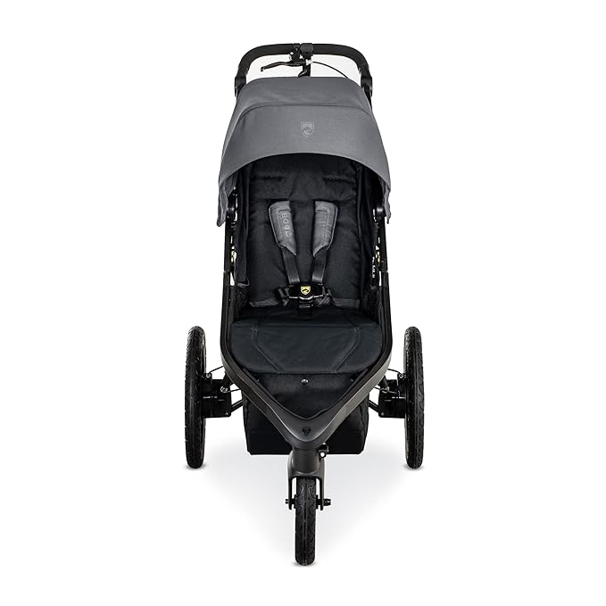 BOB Gear Wayfinder Jogging Stroller with Independent Dual Suspension, Air-Filled Tires, and 75-Pound Weight Capacity, Storm