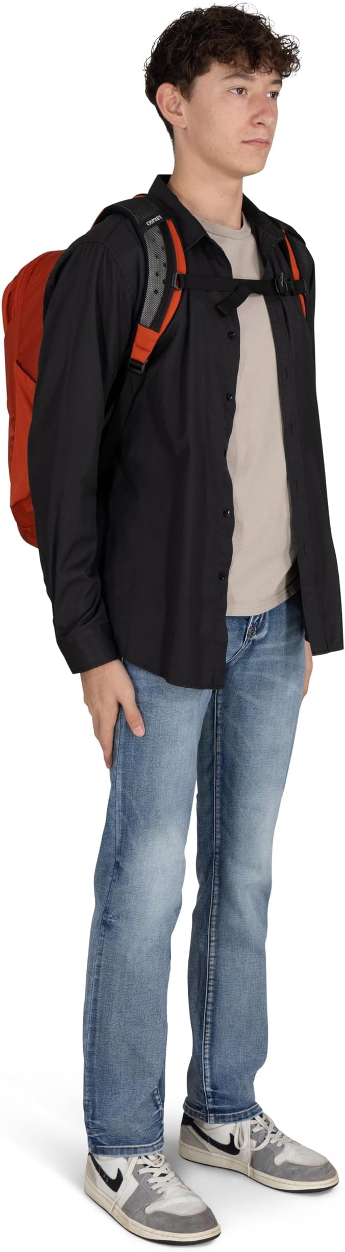 Osprey Proxima 30L Campus Laptop Backpack - Organized Everyday Pack with Tech Storage, Water Bottle Pockets, and Comfortable Carry - Perfect for School, Commute, and Travel, Kazuma Print/Toffee Orange