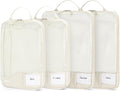 ECOHUB 4 Set /6 Set Packing Cubes for Travel Durable Suitcase Organizer Bags Set with Personalized Tag Various Sizes Travel Essentials Traveling Accessories for Luggage Machine Washable