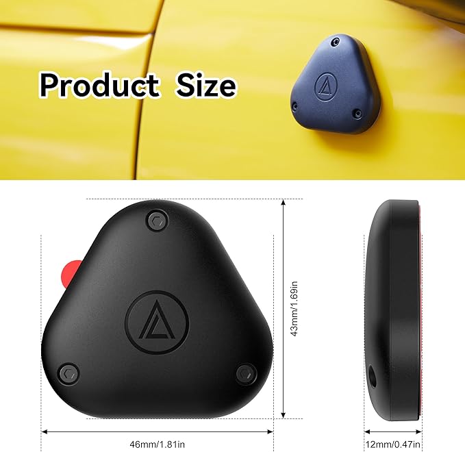 for airtag Mount 2 Pack,airtag Adhesive Sticker Mount,IPX8 Waterproof Air tag Holder,for Apple air Tags Surface case,GPS Tracking Devices for Car Luggage Tag Bike Camera Hidden