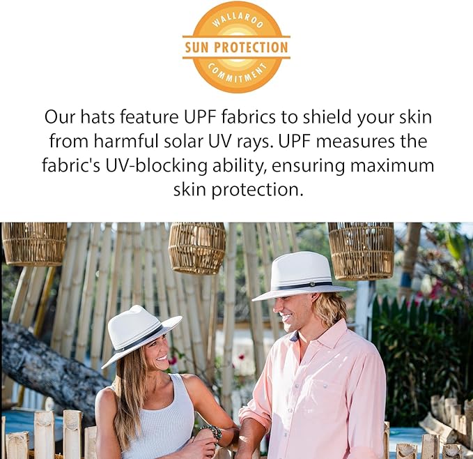 Wallaroo Hat Company Women’s Petite Charlie Fedora – UPF 50+, Packable Design, Adjustable Sizing for Smaller Crown Sizes