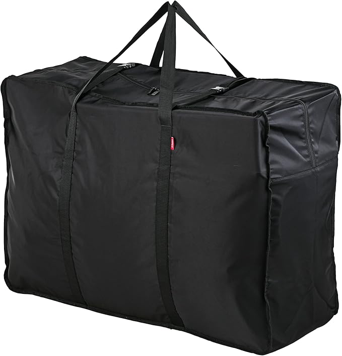 Plago Professional Quality Nylon Extra Large Duffel Bag, Lightweight Foldable Water Repellent, Cargo for Travel, Folding Bike, Tent Mattress Closet Storage (XXL: 173L capacity (35"" x 26"" x 11.8""))