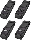 uxcell Luggage Straps Suitcase Belts with Buckle, Combination Lock, Adjustable Travel Packing Accessories
