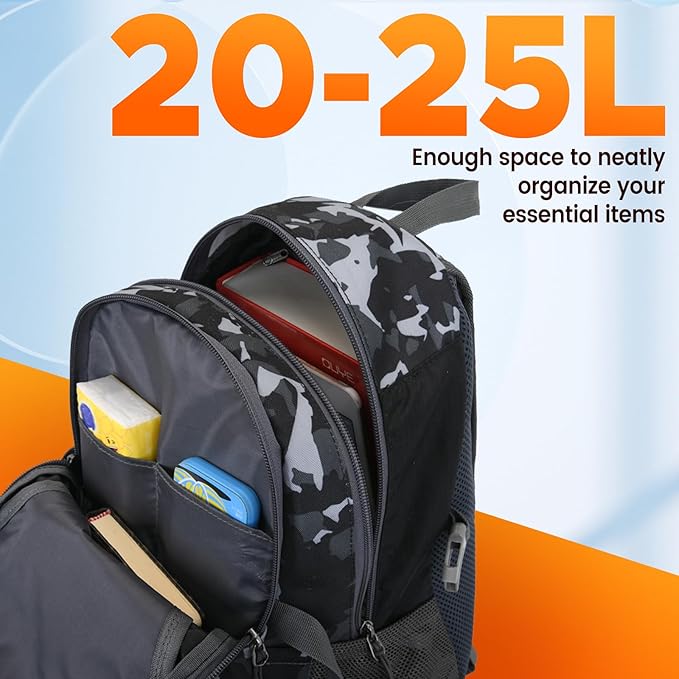 sunhiker Small Cycling Hiking Backpack Water Resistant Travel Backpack Lightweight Daypack M0714 （20-25L）