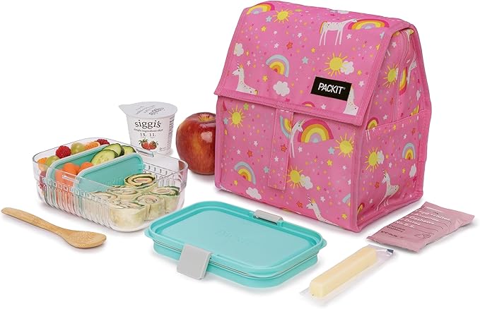 Freezable Lunch Bag, Unicorn Dream Pink