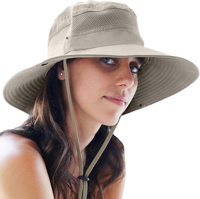 GearTOP Safari Sun Hat for Men and Sun Hats for Women UV Protection UPF 50+ Hiking, Gardening, Fishing