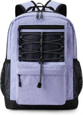 10L Small Size Casual Backpack for Kids Girls Boys Ages 3-9, Mini Waterproof Outdoor Sport Travel Hiking Camping Daypack (Light Purple)
