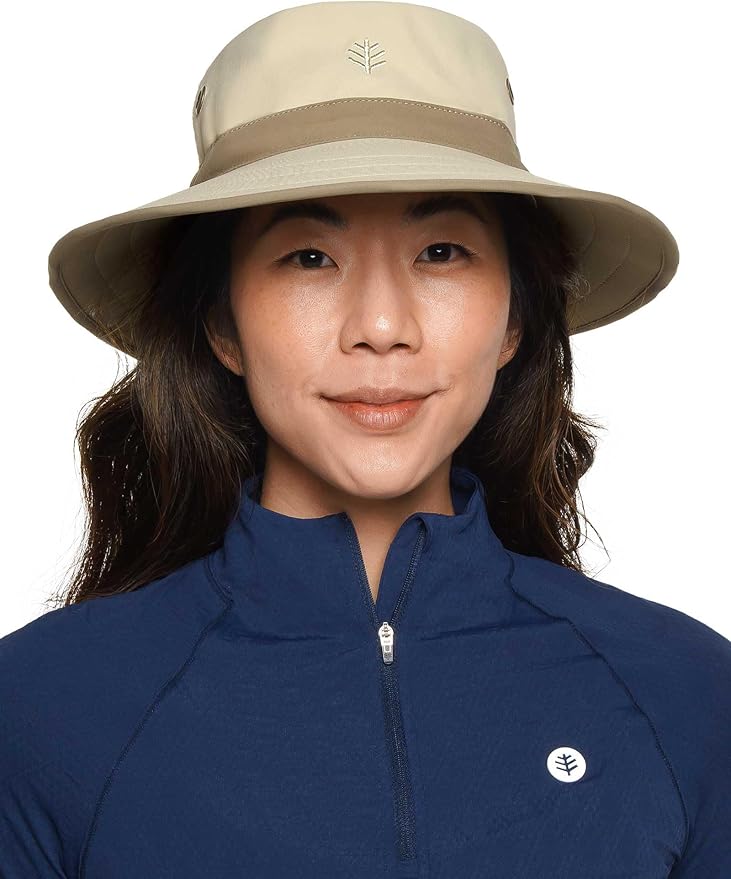 Coolibar UPF 50+ Men's Women's Matchplay Golf Hat - Sun Protective