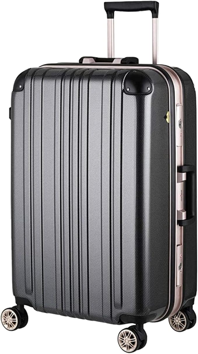 LEGEND WALKER Durable Aluminum Frame Hardside Luggage, 28-inch, Carbon, 5122-62-CB