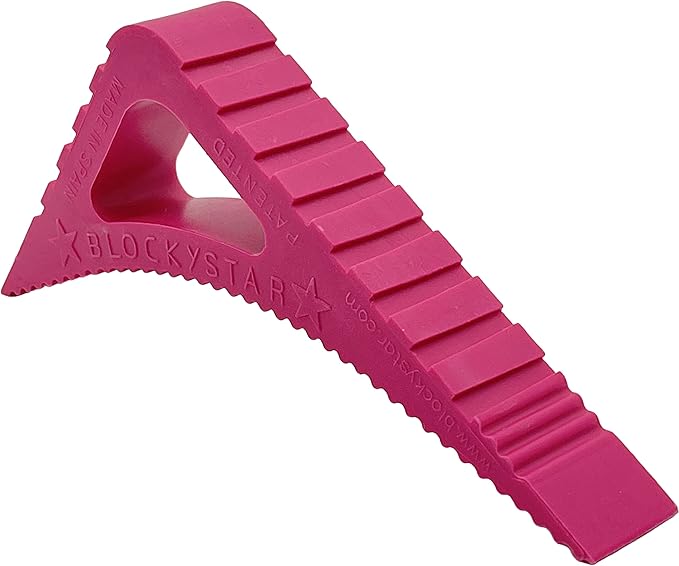 Pekasa Door Stopper & Window Stopper, Rubber Door Stop, Door Wedge Stopper for Any Floor Surface, Decorative Door Stoppers for Bottom of Door Security, Colorful Doorstop Large Door Stopper Wedge