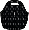Sok It LunchTote Zippered Bag Insulated Neoprene Caddy (Mystical Meows, Large 4.5 Quart Lunch Tote)