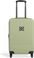 Sherpani Meridian, 22 Inch Carry On Luggage Airline Approved, Rolling Hardside Suitcase 22x14x9, Travel Luggage for Women, Expandable Suitcase, Travel Gift (Sage)