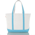 CB STATION Medium Classic Canvas Tote Bag for Women, Top Zipper Closure, Outer Pocket, Daily Essentials, Groceries, Traveling
