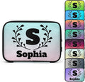Custom Electronics Organizer Travel Case Personalized Name Initials Cable Charger Cord Tech Organizer Pouch Accessories Bag