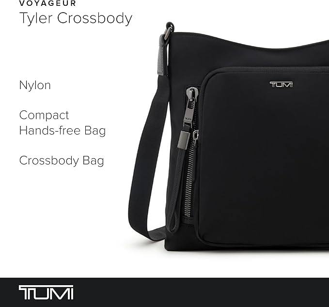 TUMI - Voyageur Tyler Crossbody - Nylon Crossbody Bag - Business, Travel Bag - Stain, Water-Resistant - Stylish Purse