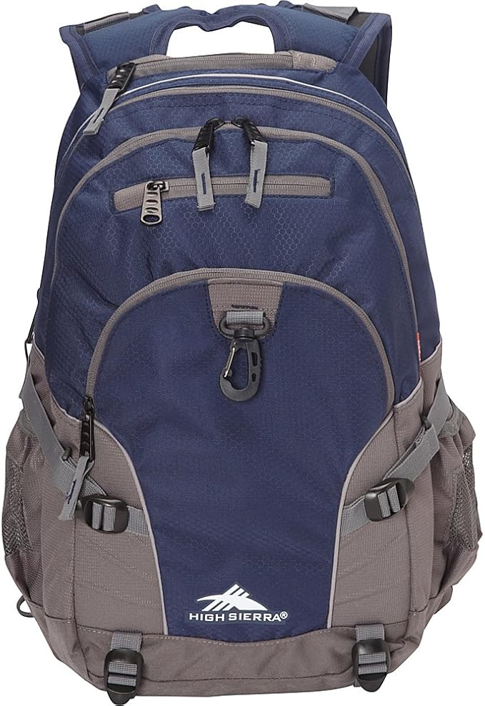High Sierra Loop Backpack, Travel, or Work Bookbag with tablet sleeve, One Size, Urban Camo
