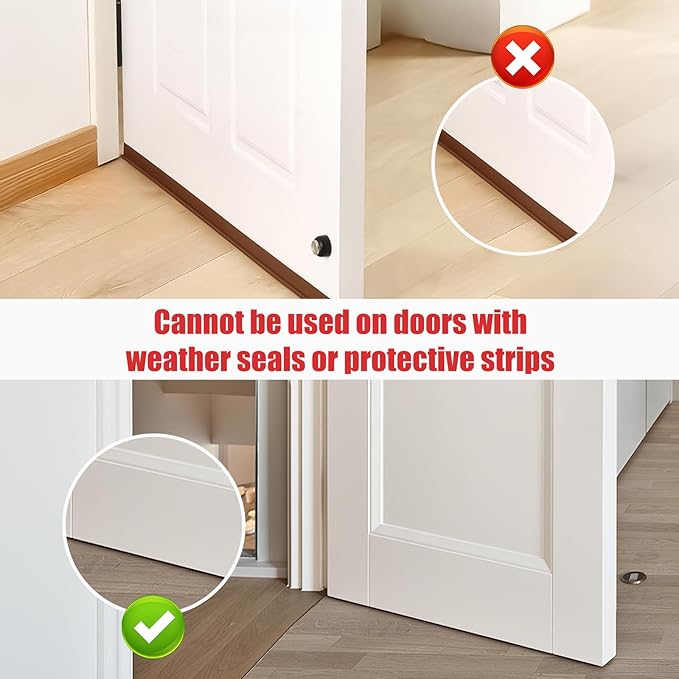 Door Stoppers Security,Portable Door Lock Brace for Home Security and Personal Protection,Apartment Hotel Door Lock,Security Jammer Stopper for Women,Personal Protection (no Alarm)