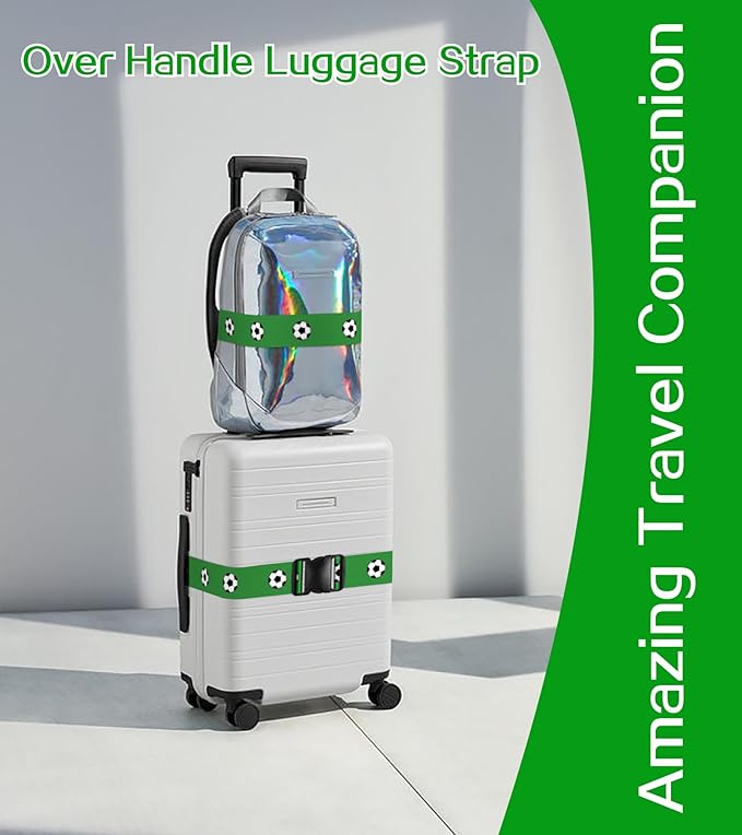 Luggage Straps for Suitcases Travel Belt Luggage Band Heavy Duty Traveling Luggage Identifier Cute Women Girls Unique Accesory,