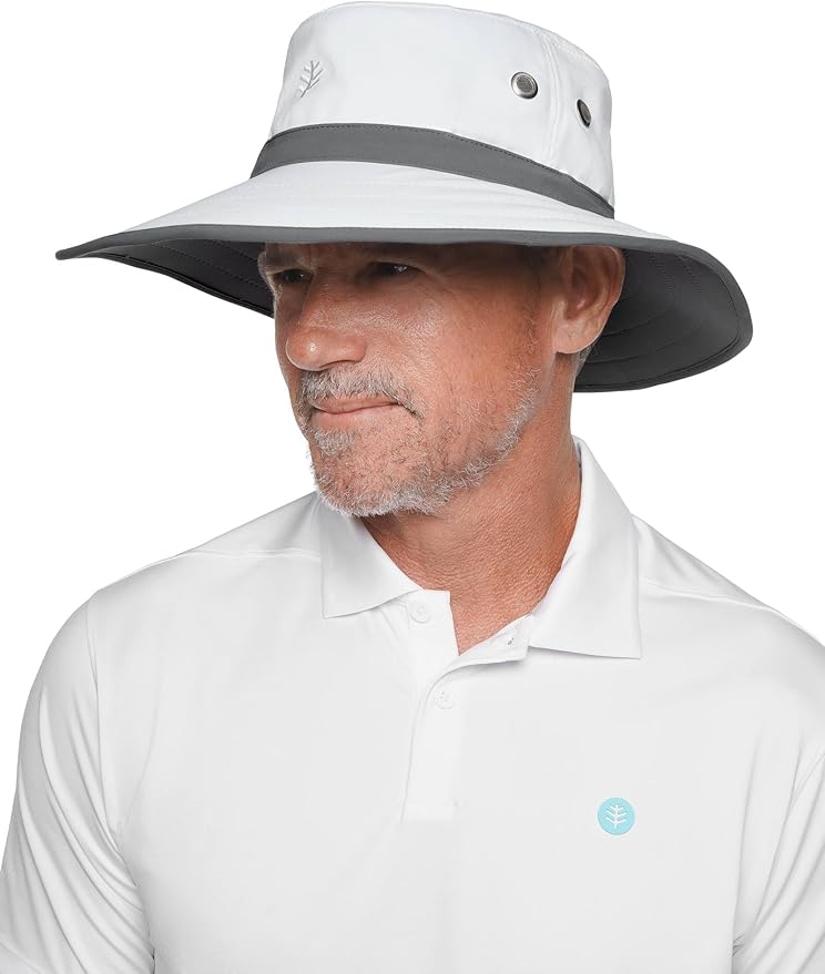 Coolibar UPF 50+ Men's Women's Matchplay Golf Hat - Sun Protective