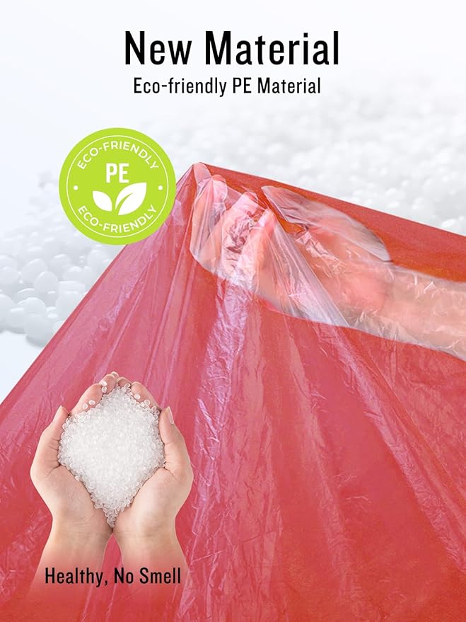SaphiRose Disposable Rain Ponchos Emergency Clear Poncho