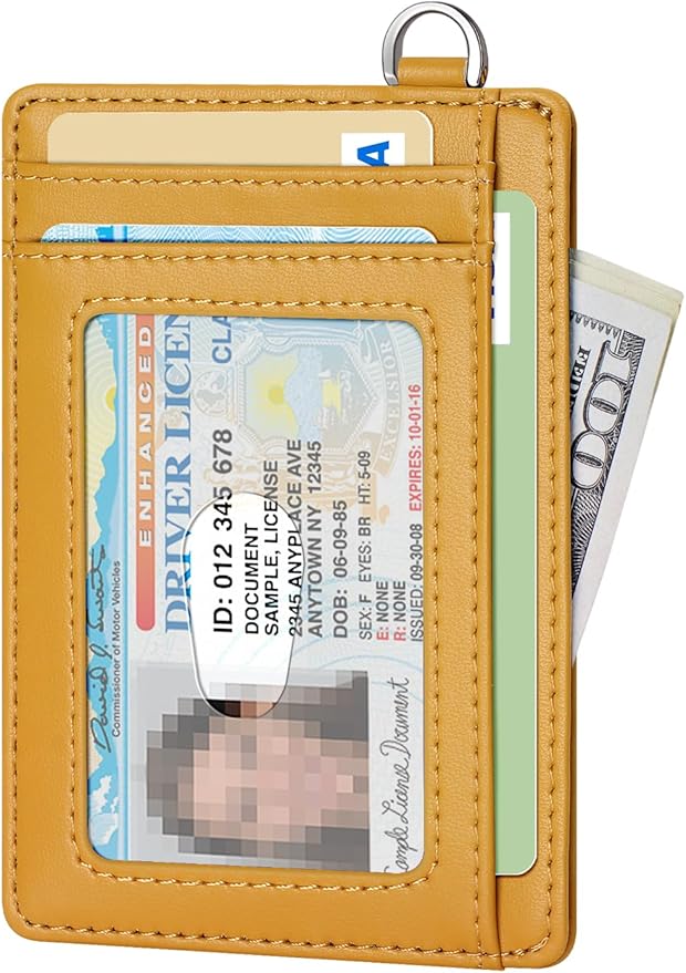 FurArt Slim Minimalist Wallet, Front Pocket Wallets, RFID Blocking, Credit Card Holder for Men & Women