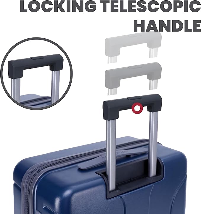 Spyder Carve 29 Inch Large Checked Luggage Expandable Hardside Upright Suitcase, Navy