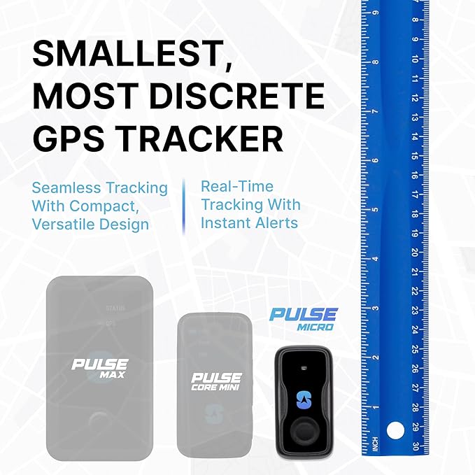 Spy Tec Micro GPS Tracker for Vehicles, Car, Family, Assets | Smallest Portable Real Time GPS Tracking Device. US & Worldwide. Up to 34 Day Battery Life