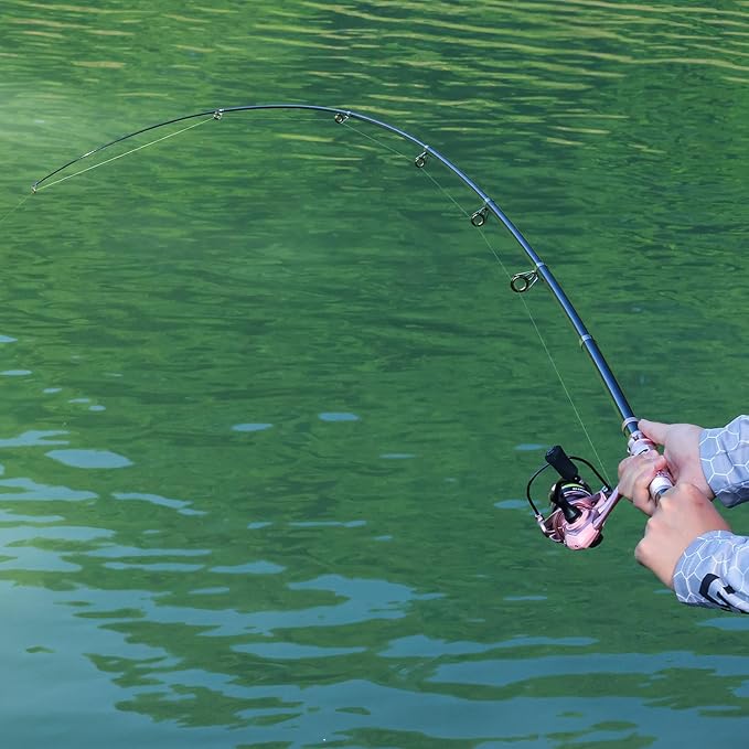 Sougayilang Telescopic Fishing Rod and Reel Combo, Collapsible Travel Fishing Pole and Spinning Fishing Reel, Fishing Gifts for Men/Women Adults