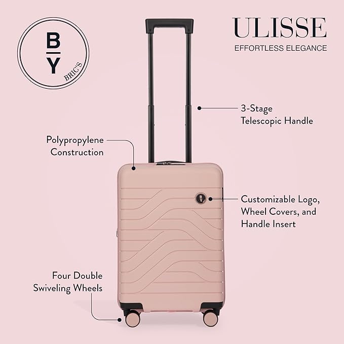 Bric's Milano By Bric's Ulisse 21" Expandable Spinner Pearl Pink One Size