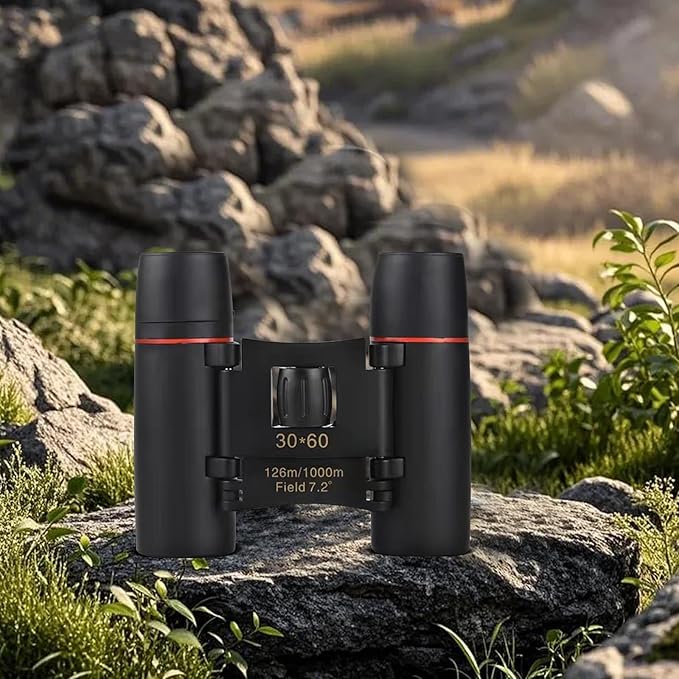 Binoculars for Adults Compact Mini Folding Waterproof Binoculars with High Power Portable for Bird Watching Cruising Hiking and Sports Events