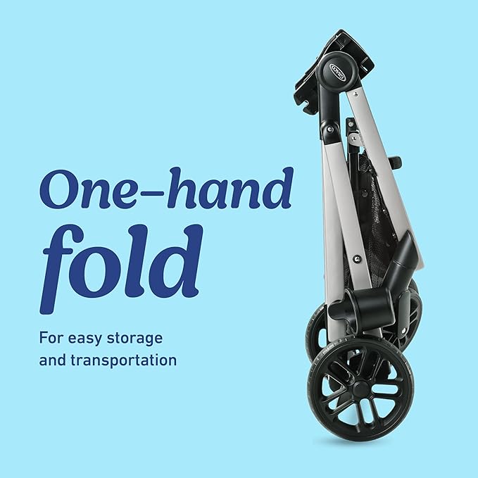 Graco Modes Pramette Travel System, 3-in1 Modular Carseat Stroller Combo, Infant Car Seat Carrier to Toddler Stroller, Includes the SnugRide 35 Car Seat, Ellington