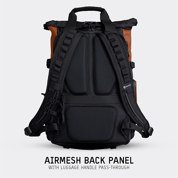 WANDRD PRVKE Lite: Weather-Resistant Travel & Camera Backpack with Laptop Sleeve, Quick Side Access, Clamshell Opening – Ideal Photography & Travel Bag
