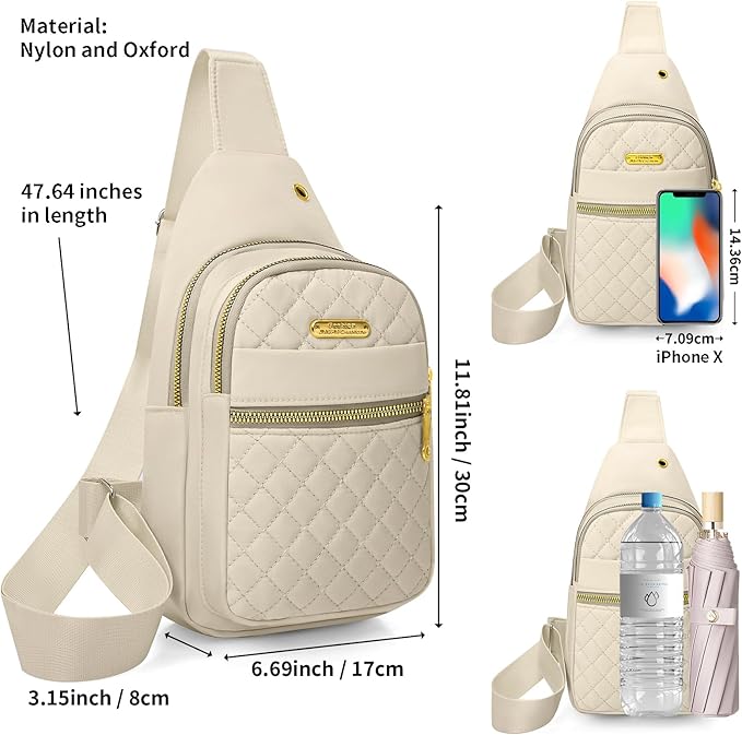 Small Sling Bag For Women Men Casual Crossbody Sling Backpack