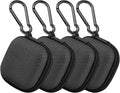 Earbud Case Hard EVA Earphone Carrying Case Cell Phone Accessories Storage Bag with Carabiner for Airpods Headset Earphone Flash Drive Charging Cable Key Wall Charger