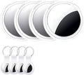 Tracker Tags-4 Pack [Apple MFi Certified] Pair with Apple Find My(iOS Only) Smart Bluetooth Tracking Tags Key Finder Item Locator Waterproof Worldwide Tracker for Pets Wallet Backpack Dogs Luggage